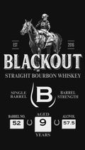 Blackout 9yr Straight Bourbon-115pf